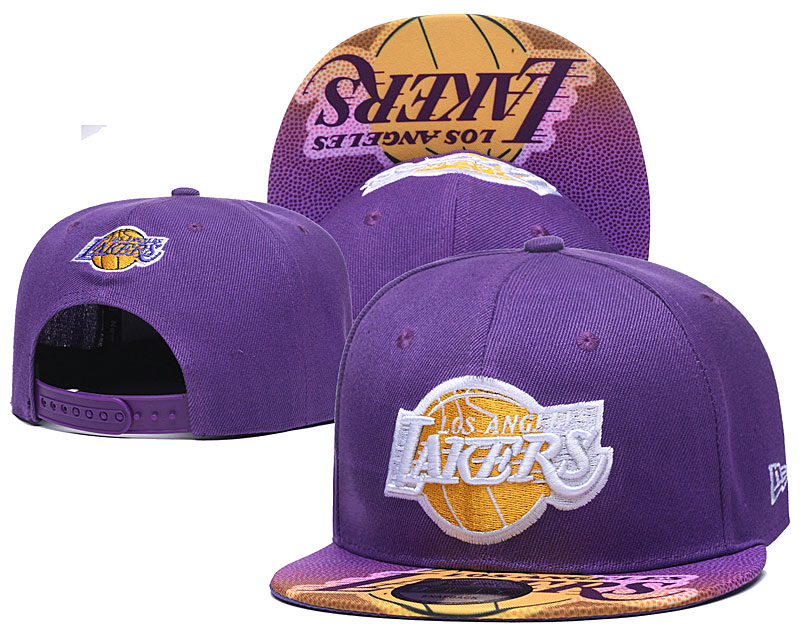 NBA Los Angeles Lakers Stitched Snapback Hats 024